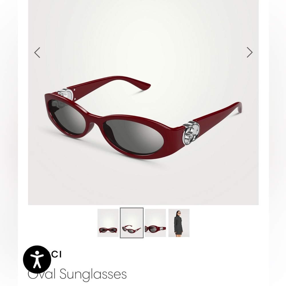 Gucci Oval Sunglasses BNWT GG1660S